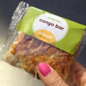 Gluten-free congo bar from Au Bon Pain